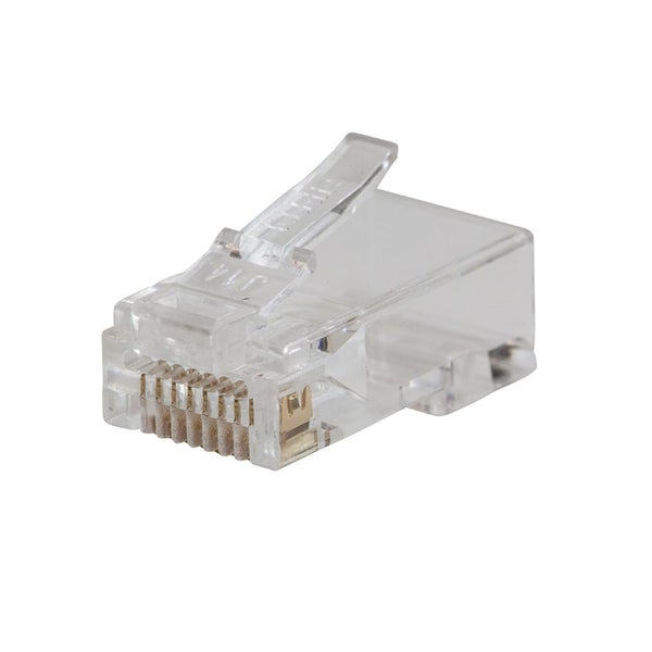 Klein Pass-Thru Modular Data Plug CAT6 50pk Carousel 1