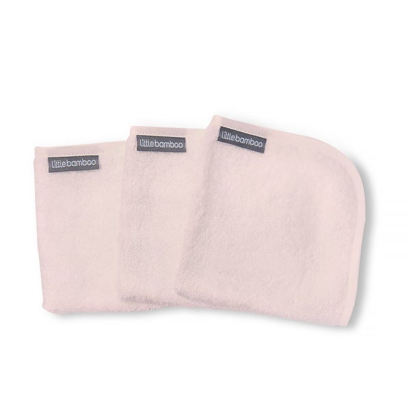Little Bamboo: Towelling Washer - Dusty Pink (3 Pack) Carousel 2