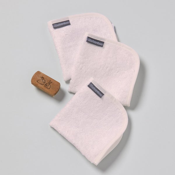 Little Bamboo: Towelling Washer - Dusty Pink (3 Pack) Carousel 3