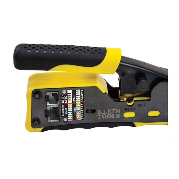 Klein Pass-Thru Modular Crimper RJ11 / RJ112 / RJ45 All In One Carousel 4