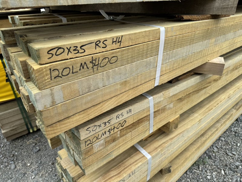 PACK DEAL 50 x 35 mm H4 Treated Timber 120LM Carousel 2