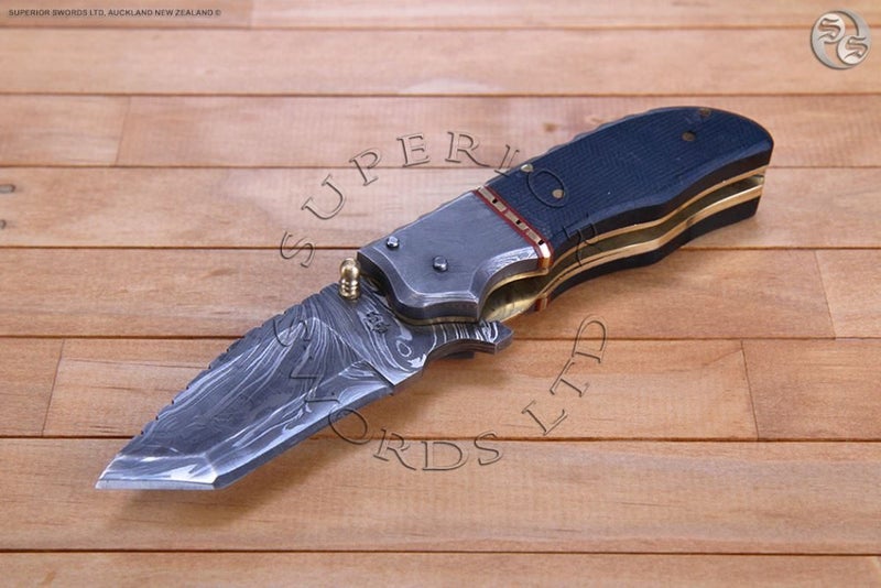Damascus Knife - Bison I Carousel 4