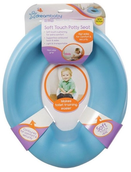Dreambaby: Soft Touch Potty Seat - Blue Carousel 3
