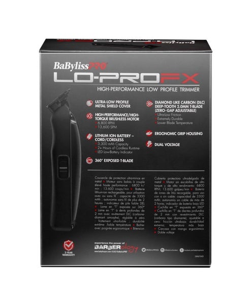 Babyliss Pro Loprofx Trimmer - Black Carousel 5