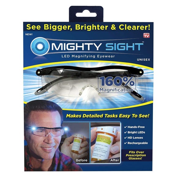 Mighty Sight LED Magnifying Eyewear Black Carousel 6