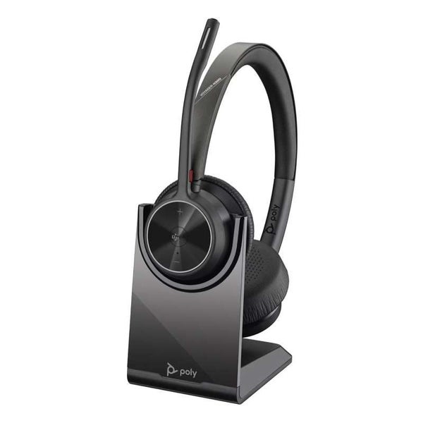 Poly Voyager 4320 Microsoft Teams Certified Headset + BT700 Dongle + Charging... Carousel 1
