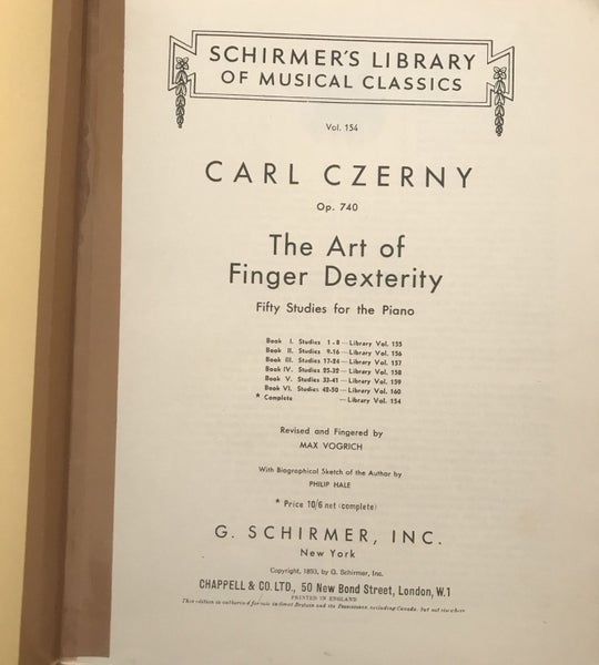 Czerny Op 740 The Art of Finger Dexterity for the Piano Carousel 2