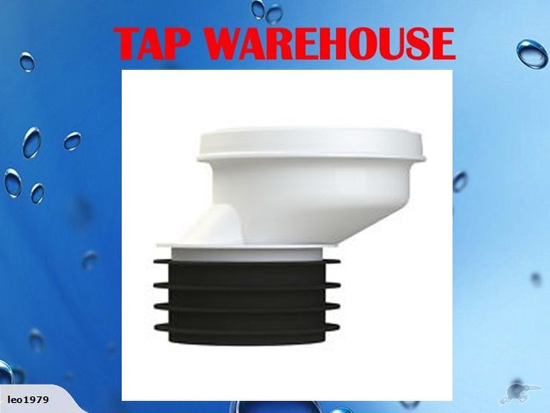 Tapwarehouse rubber 100 mm toilet pan straight connector- Clearance Carousel 2