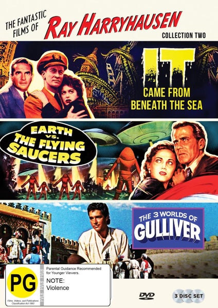 THE FANTASTIC FILMS OF RAY HARRYHAUSEN - COLLECTION TWO (3DVD) Carousel 1