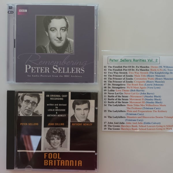 Remembering Peter Sellers & Fool Britannia audio CDs Carousel 1