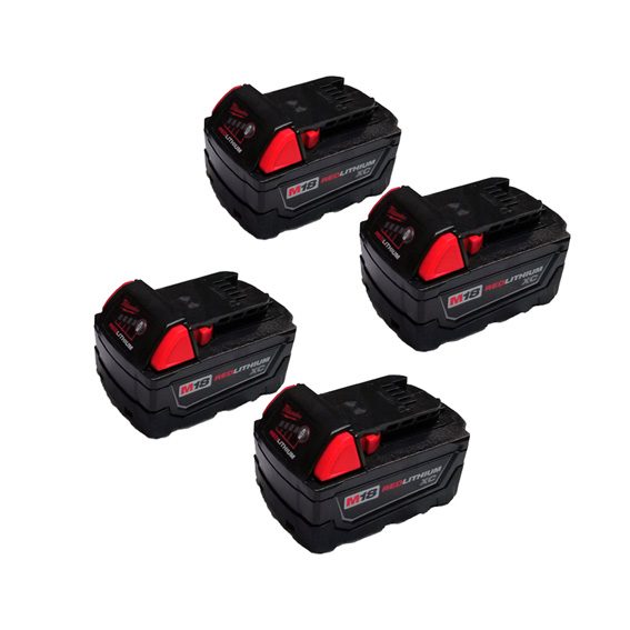 Milwaukee 3.0Ah Lithium-Ion Battery XC 48-11-1828 M18 -4 Pack Carousel 1
