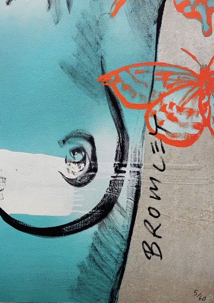 DAVID BROMLEY Nude "Sophie" Signed, Limited Edition Print, 60cm x 50cm Carousel 2