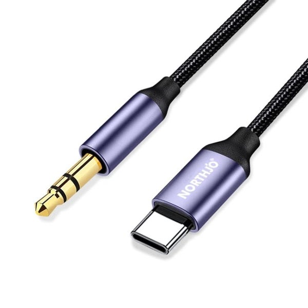 Northjo UTM03 Type-C to 3.5mm Audio Cable, 1.5metre with DAC Carousel 1