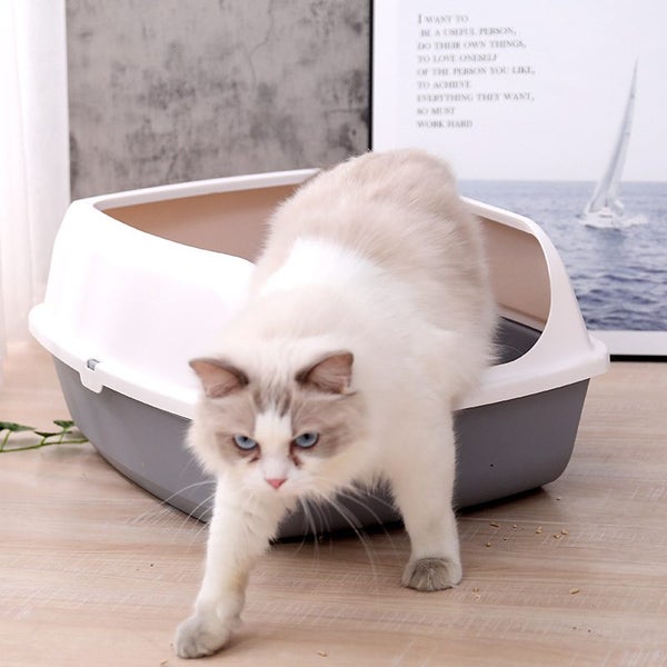 Cat Kitty Litter Tray with Scoop L 56×42×24cm Carousel 3