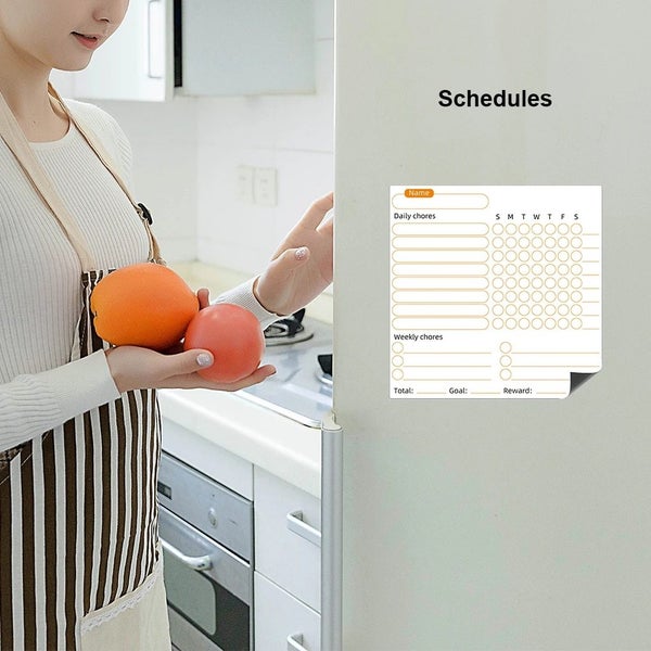 Magnetic Fridge Planner White Board Set Carousel 2