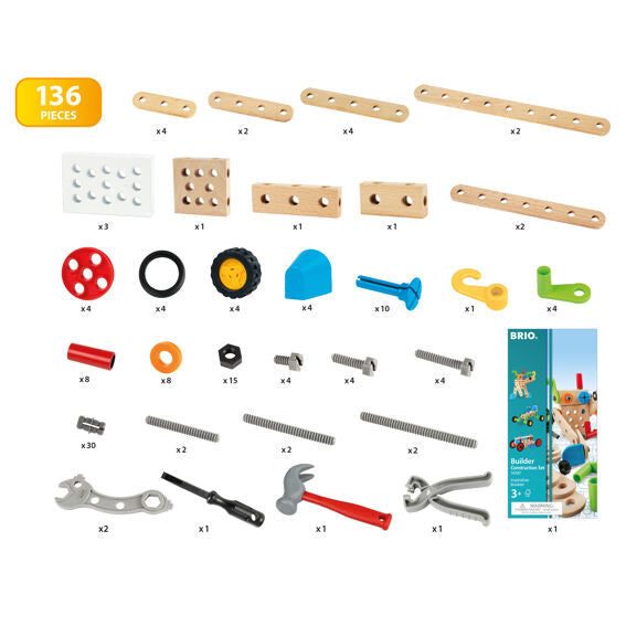 BRIO Builder - Construction Set 136 Pieces Carousel 3