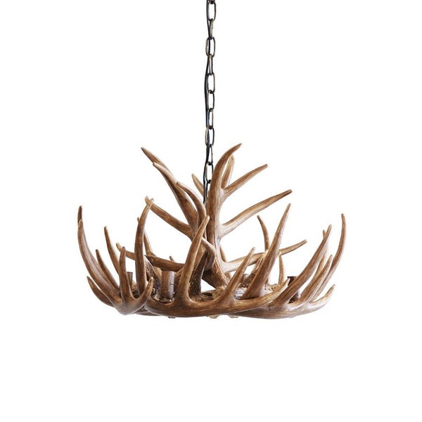 FAUX ANTLER CHANDELIER - NATURAL 3 SIZES - VERY REALISTIC Carousel 4