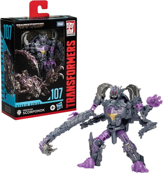 Transformers Deluxe Studio Series #107 - Rise of the Beasts Predacon Scorponok Carousel 1