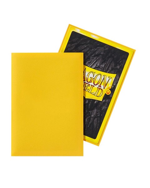 Dragon Shield: Matte Yellow Sleeves - Japanese Size Carousel 1