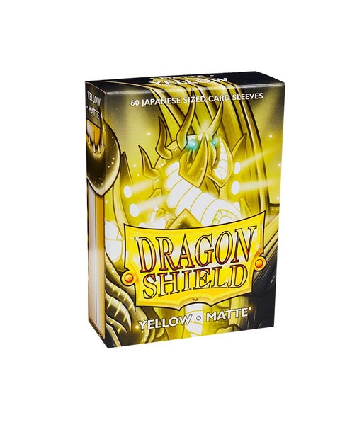 Dragon Shield: Matte Yellow Sleeves - Japanese Size Carousel 3