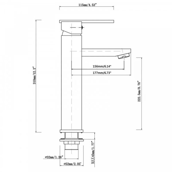 Tall Basin Mixer Tap Carousel 7