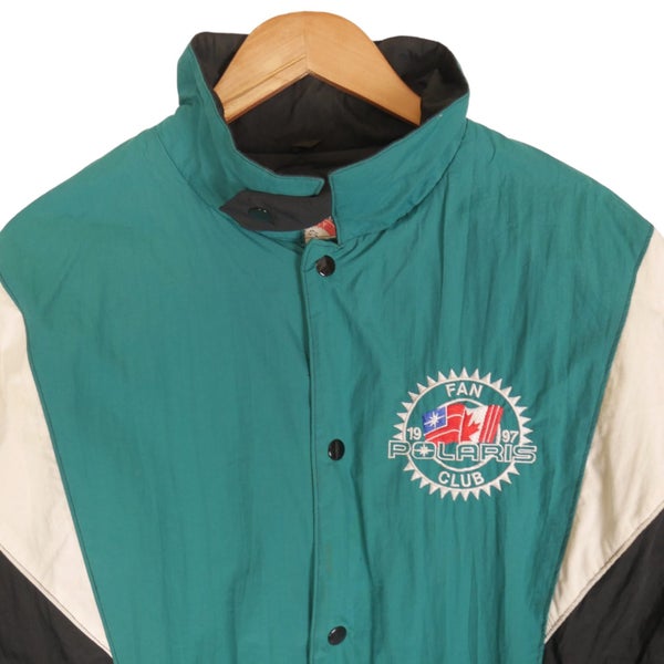 Vintage Rare 1997 Polaris Snowmobile Bomber Jacket XL Carousel 2