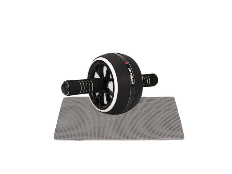 PTN Black Abdominal Wheel Roller FitnessAb Muscle Training Exercise Workout Gym Carousel 1
