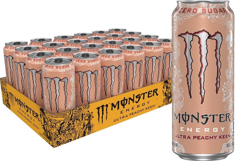 Monster Energy Drink Can - Ultra Peachy Keen - 500ml (24 Pack) Carousel 3