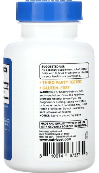 NATTOKINASE 2,000FU 100 mg 120 CAPS - GF & NON-GMO - E1127 Carousel 3