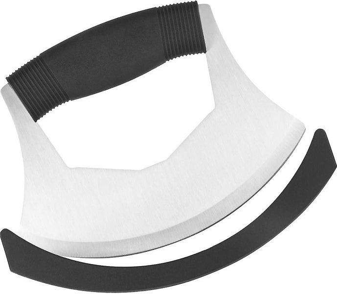 Knife Salad Chopper, Salad Chopper Stainless Steel Knife With Protection Cover V Carousel 1