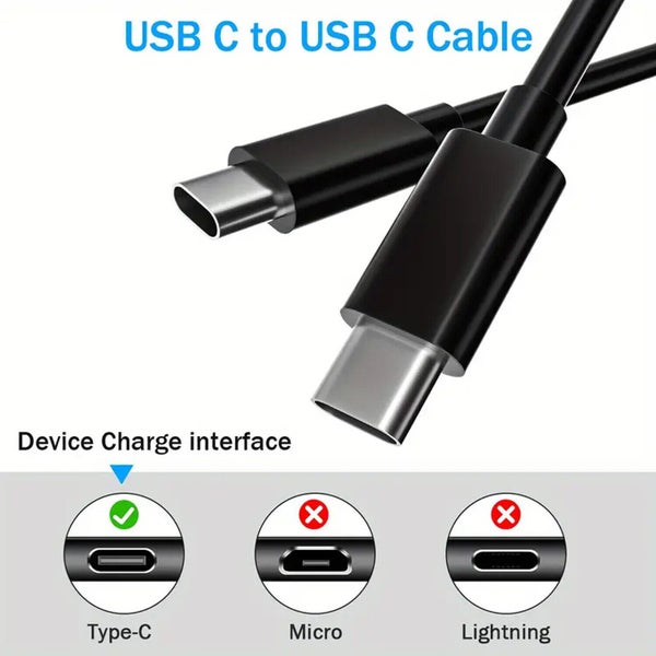 USB C to USB C PD Cable Carousel 2