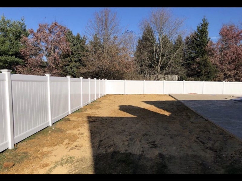 Full Privacy PVC Fence Panel 1,83m Hight 2,44m Wide panel kit Carousel 2