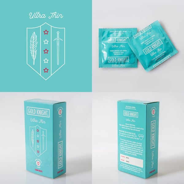 Gold Knight Condoms Ultra Thin 56mm Width 12 x 12s Carousel 3