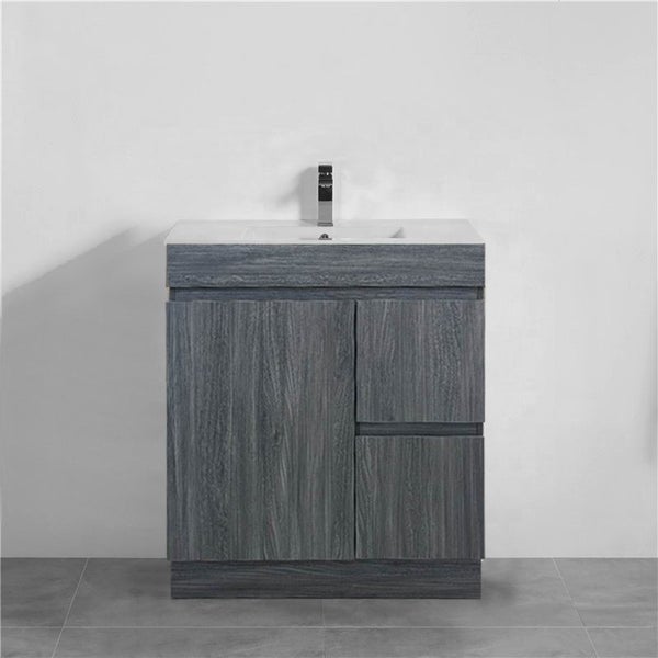 750mm Plywood Floor Standing Vanity - Gray Carousel 1