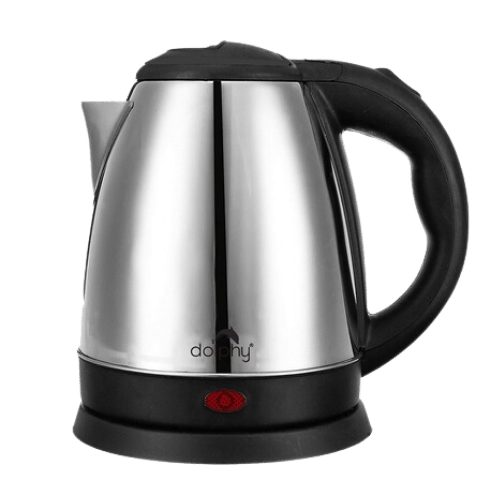 Dolphy Automatic 360o Single Touch Lid Locking Electric Kettle 1.2L - Silver Carousel 1