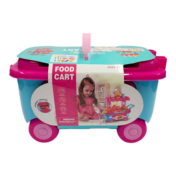 Kids Toy Cart - Market Food Organise and Play House Children Carousel 1