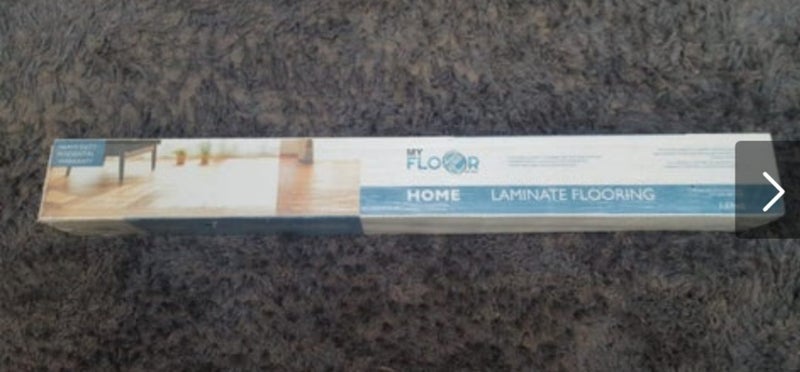 1 PACK OF CHESTNUT LAMINATE FLOORING 10 X PLANKS 1.57m2 Carousel 1
