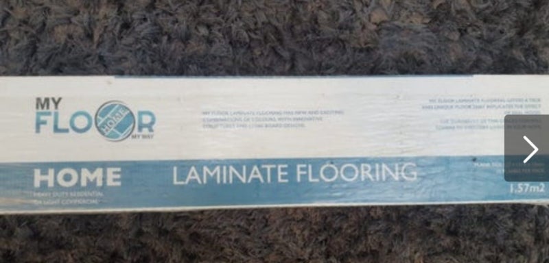 1 PACK OF CHESTNUT LAMINATE FLOORING 10 X PLANKS 1.57m2 Carousel 14