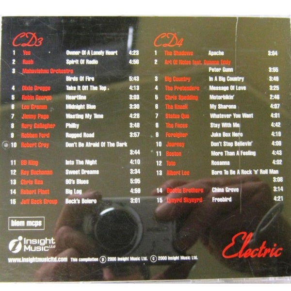 ELECTRIC GUITAR TRACKS – 2 CD - 30 Rock Songs Carousel 2