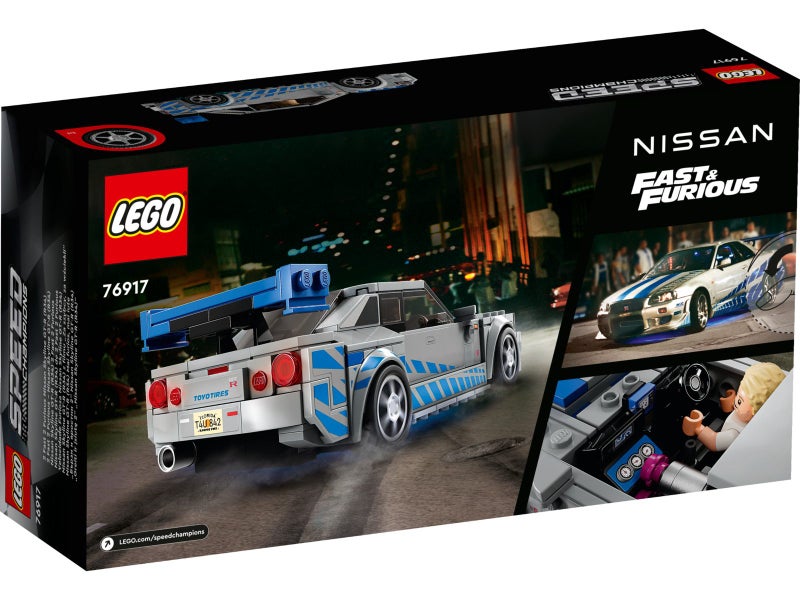 LEGO Speed Champions: 2 Fast 2 Furious - Nissan Skyline GT-R (R34) (76917) Carousel 5