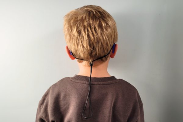 Glasses Accessories - Adjustable Silicone Head Strap (Black) Carousel 3