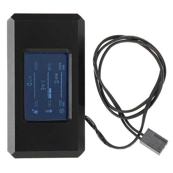 PC Water Cooling Thermometer New Smart LCD Flow Speed Temperature Detect Carousel 1