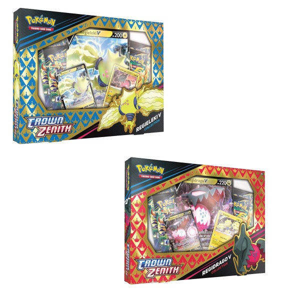 Crown Zenith Regidrago/Regieleki V Box (Pair) POKEMON TCG Carousel 1