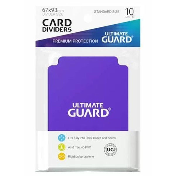 Ultimate Guard Card Dividers Standard Size Purple 10ct Carousel 1