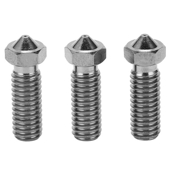 3Pcs Hardened Volcano Nozzle High Temperature 3D Printing Extruder Print Head Carousel 1