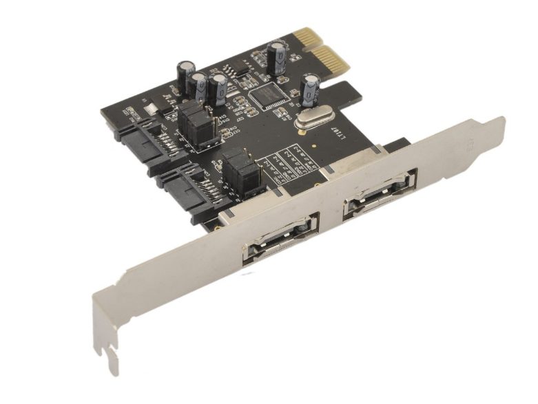 2 Port eSATA 3.0 & 2 Port SATA 3.0 Serial SATA III to PCI-E PCI Express Card Carousel 2