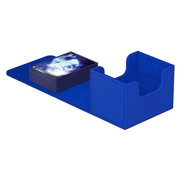 Ultimate Guard Sidewinder 100 Xenoskin Monocolor Blue Deck Box Carousel 4