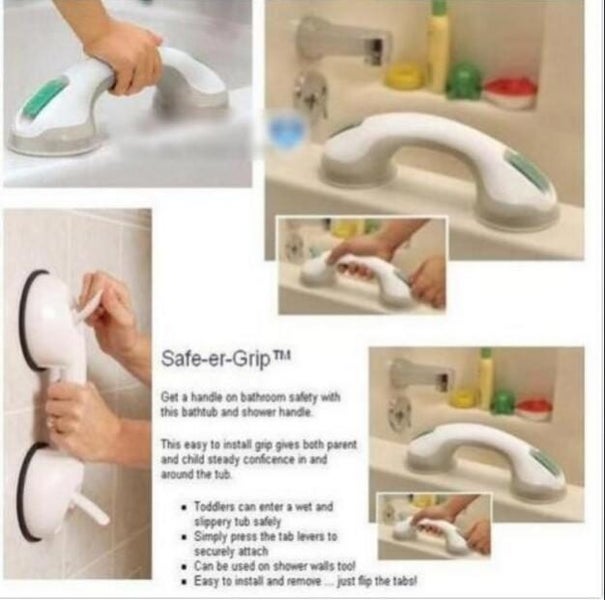 Helping Handle Sucker Safety Grip Handrail Bath ar Carousel 2