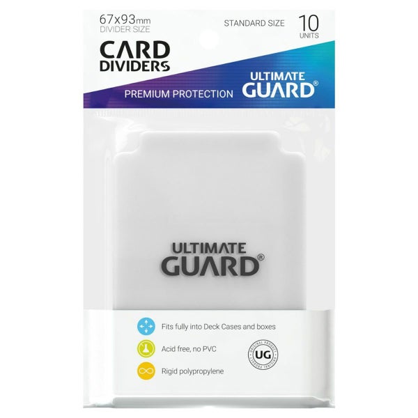 Ultimate Guard Card Dividers Standard Size Transparent 10ct Carousel 1