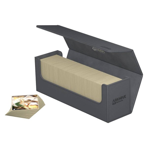 Ultimate Guard Arkhive 400+ XenoSkin Monocolor Grey Deck Box Carousel 2